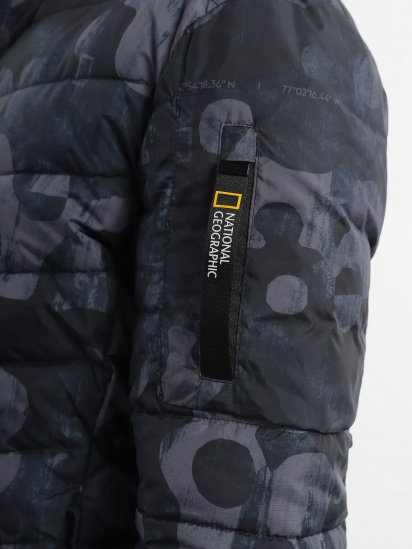 Демисезонная куртка National Geographic No Goose модель M121-01-533_комб. — фото 4 - INTERTOP