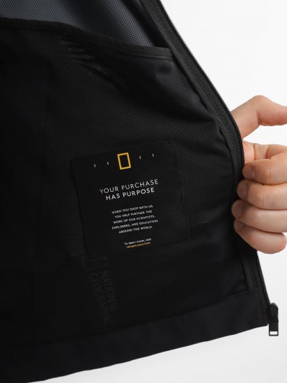 Демісезонна куртка National Geographic Shield System 4 UC модель M221-01-125_чорний — фото 6 - INTERTOP