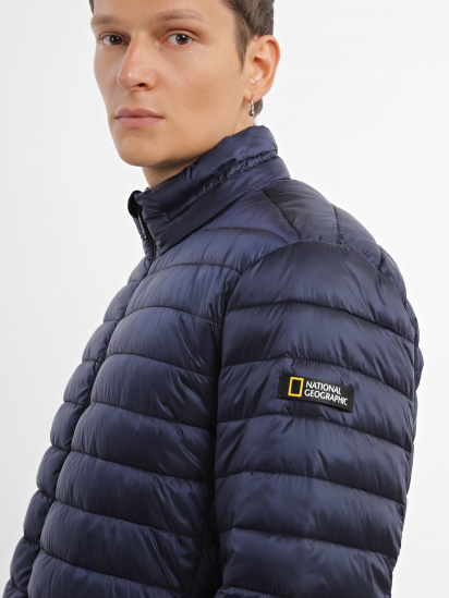 Демісезонна куртка National Geographic No Goose модель M999-01-100_синій — фото 4 - INTERTOP