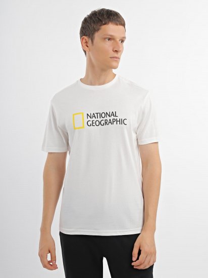 Футболка National Geographic Foundation Big Logo модель M999-03-821_білий — фото - INTERTOP