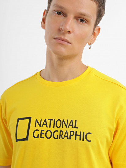 Футболка National Geographic Foundation Big Logo модель M999-03-821_жовтий — фото 3 - INTERTOP