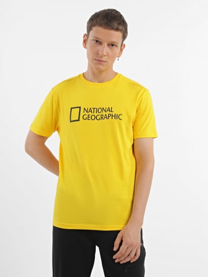 Футболка National Geographic Foundation Big Logo модель M999-03-821_жовтий — фото - INTERTOP