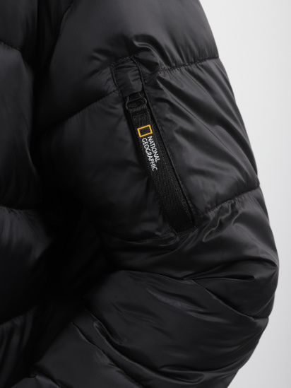 Демісезонна куртка National Geographic Re-Developed Cropped модель W121-01-606_чорний — фото 4 - INTERTOP