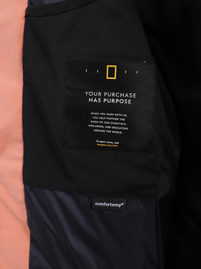 Демісезонна куртка National Geographic Premium Flow Hooded модель W121-01-619_рожевий — фото 5 - INTERTOP