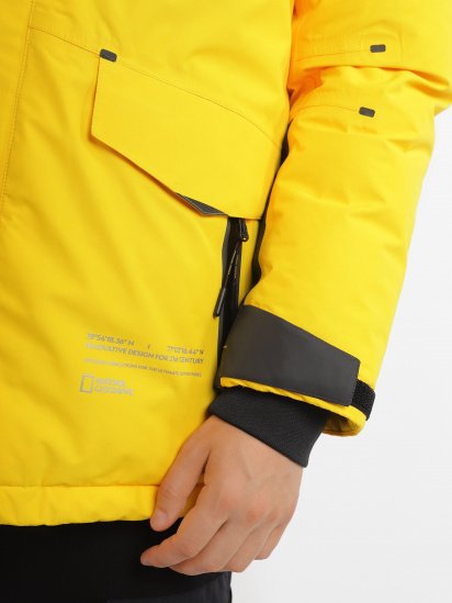Демисезонная куртка National Geographic модель 20111010050_жовтий — фото 5 - INTERTOP