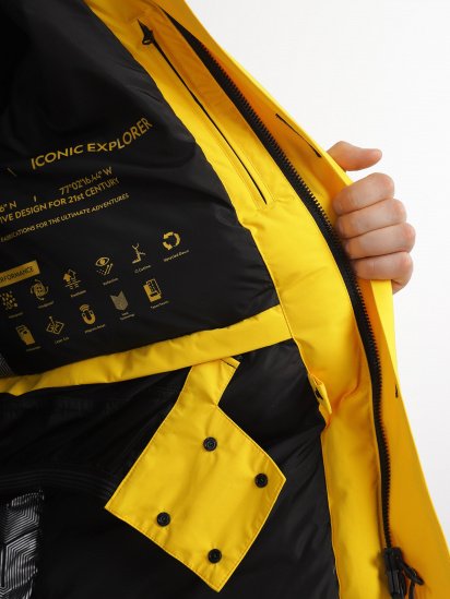 Демісезонна куртка National Geographic модель 20111010050_жовтий — фото 6 - INTERTOP