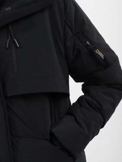 Пальто National Geographic Premium Flow модель W121-01-620_чорний — фото 4 - INTERTOP
