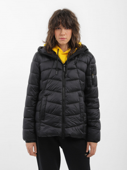 Демисезонная куртка National Geographic Re-Developed Hood модель W121-01-622_чорний — фото - INTERTOP
