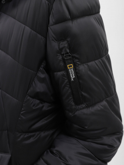 Демісезонна куртка National Geographic Re-Developed Hood модель W121-01-622_чорний — фото 4 - INTERTOP