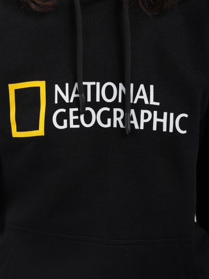 Худи National Geographic Foundation Big Logo модель W999-02-911_чорний — фото 4 - INTERTOP