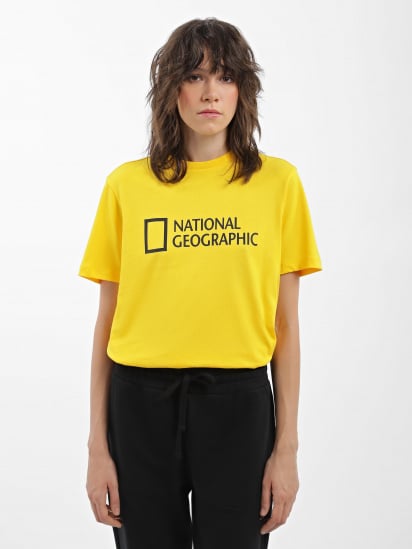 Футболка National Geographic Foundation Big Logo модель W999-03-921_жовтий комб. — фото - INTERTOP