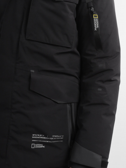 Демисезонная куртка National Geographic Iconin Explorer модель 20111010050_чорний — фото 4 - INTERTOP