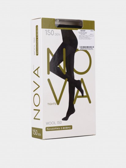Колготи Nova модель NOVA Wool 150 чорний — фото - INTERTOP