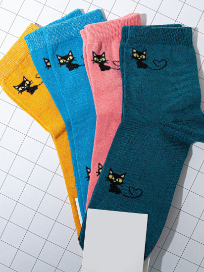 Шкарпетки та гольфи ISSA Plus модель NS-01_pink — фото 3 - INTERTOP