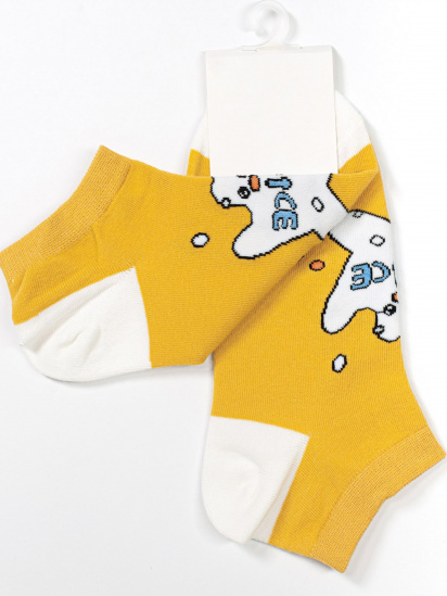 Шкарпетки ISSA Plus модель NS-132_yellow — фото - INTERTOP