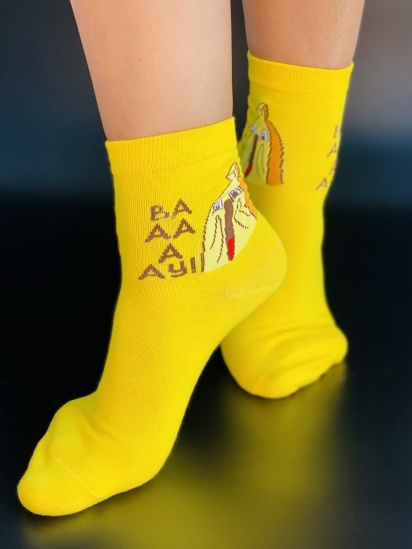Шкарпетки ISSA Plus модель NS-23_yellow — фото 3 - INTERTOP