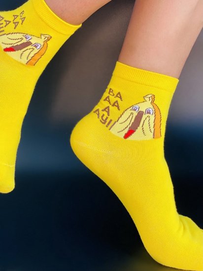 Шкарпетки ISSA Plus модель NS-23_yellow — фото 6 - INTERTOP