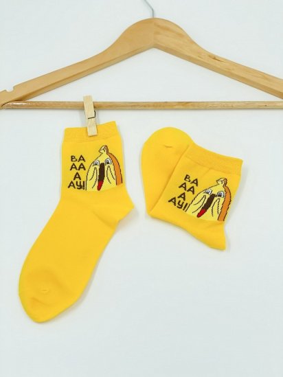 Шкарпетки ISSA Plus модель NS-23_yellow — фото 8 - INTERTOP
