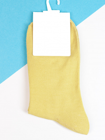 Шкарпетки ISSA Plus модель NS-261_mustard — фото - INTERTOP