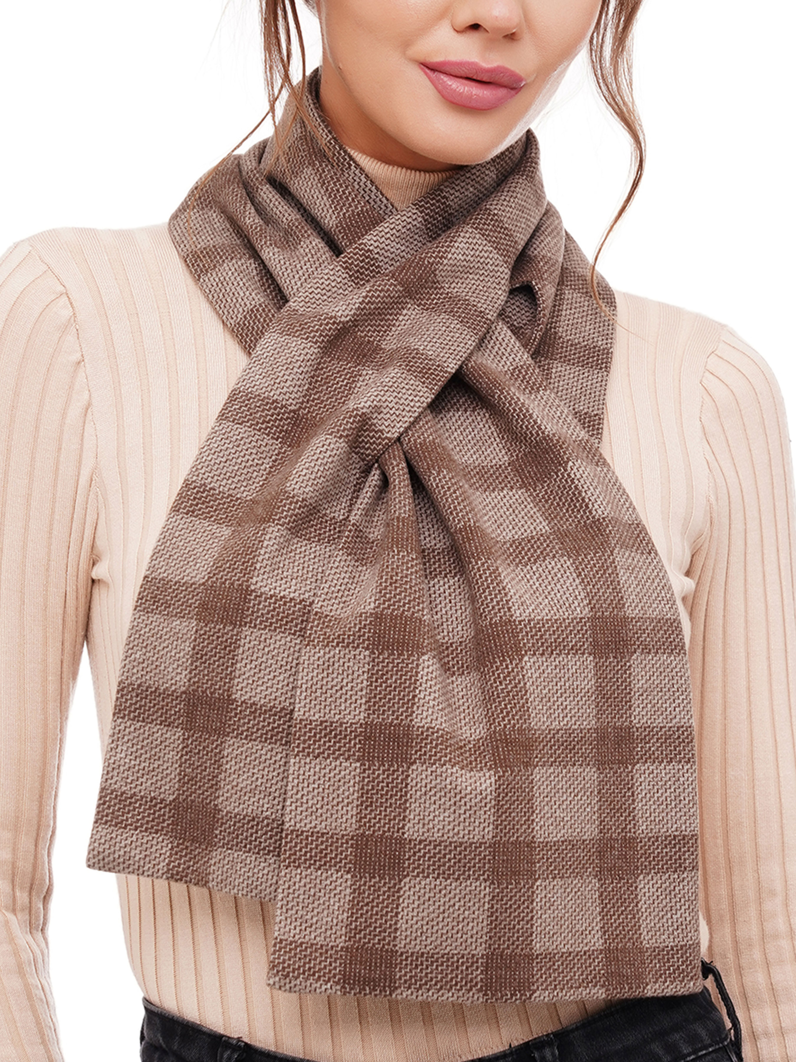 

MyScarf Шарф (NY_007) Жіноче, колір - Коричневий