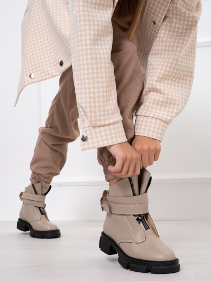 Ботинки ISSA Plus модель OB2-112_beige — фото - INTERTOP