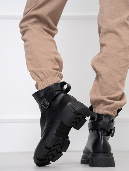 Ботинки ISSA Plus модель OB2-112_black — фото 4 - INTERTOP
