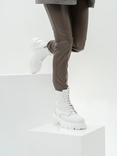 Ботинки ISSA Plus модель OB2-158_white — фото 4 - INTERTOP