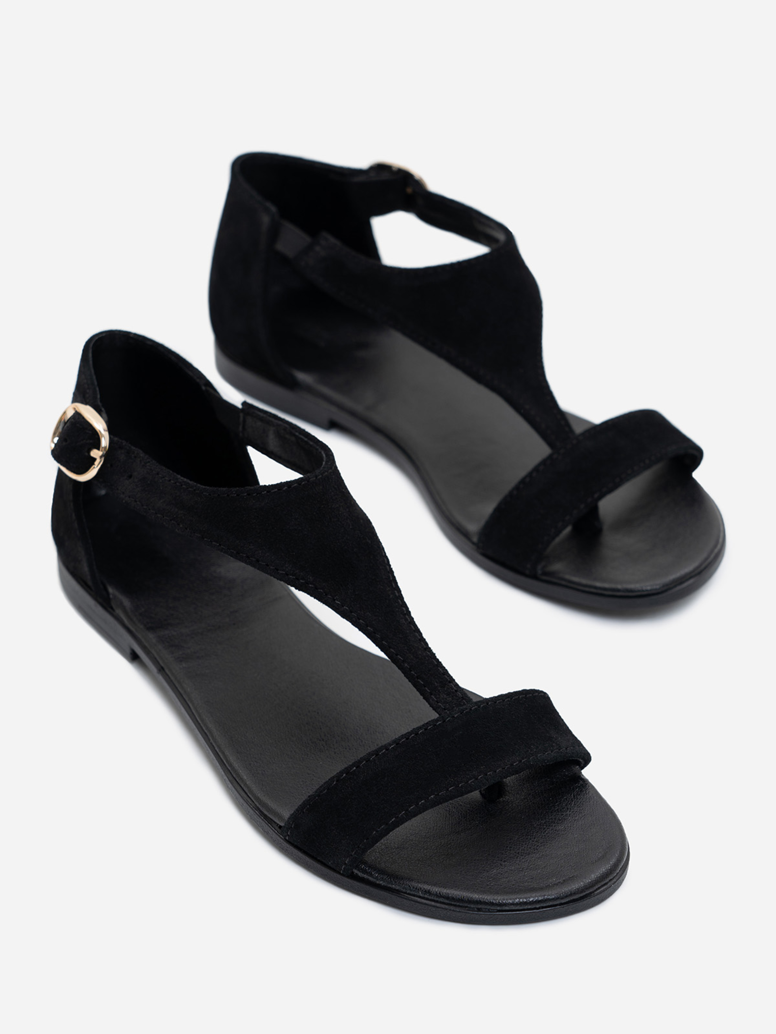 

ISSA Plus Сандалии (OB2-223_black) Женское, цвет - Чёрный, материал - Замша
