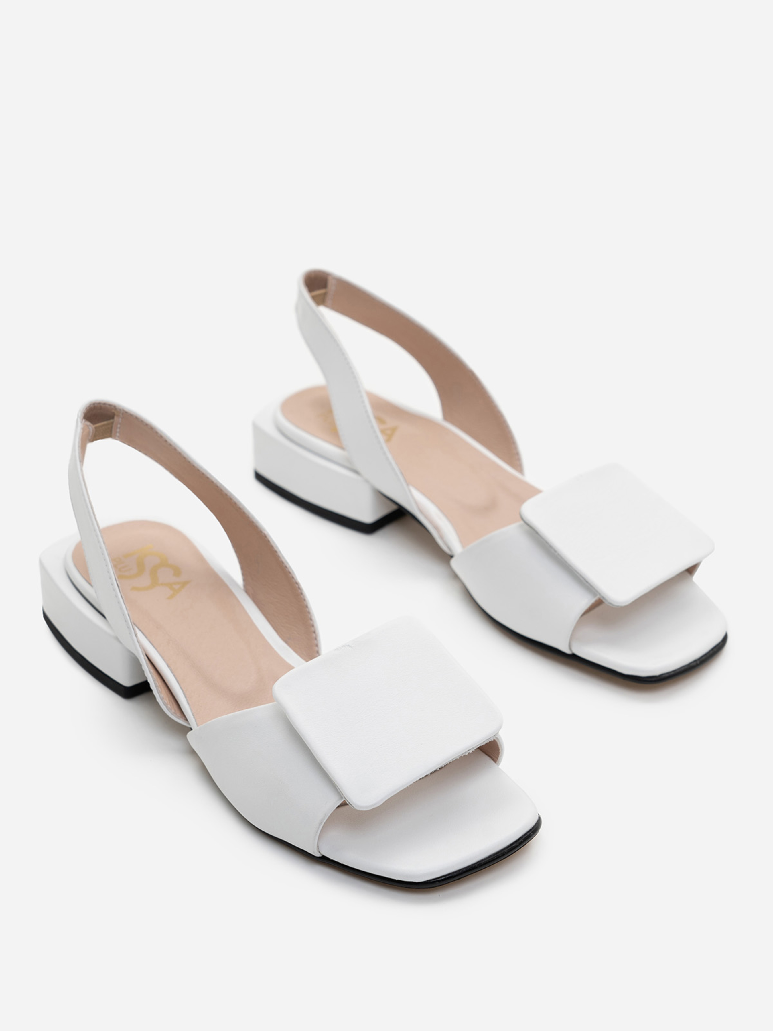 

ISSA Plus Босоножки (OB2-244_white) Женское, цвет - Белый, материал - Кожа