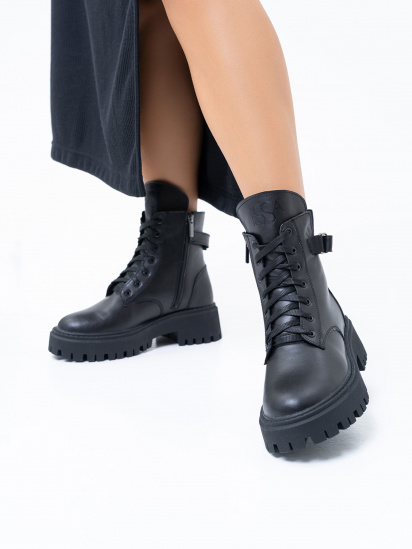 Ботинки ISSA Plus модель OB2-350_black — фото 3 - INTERTOP
