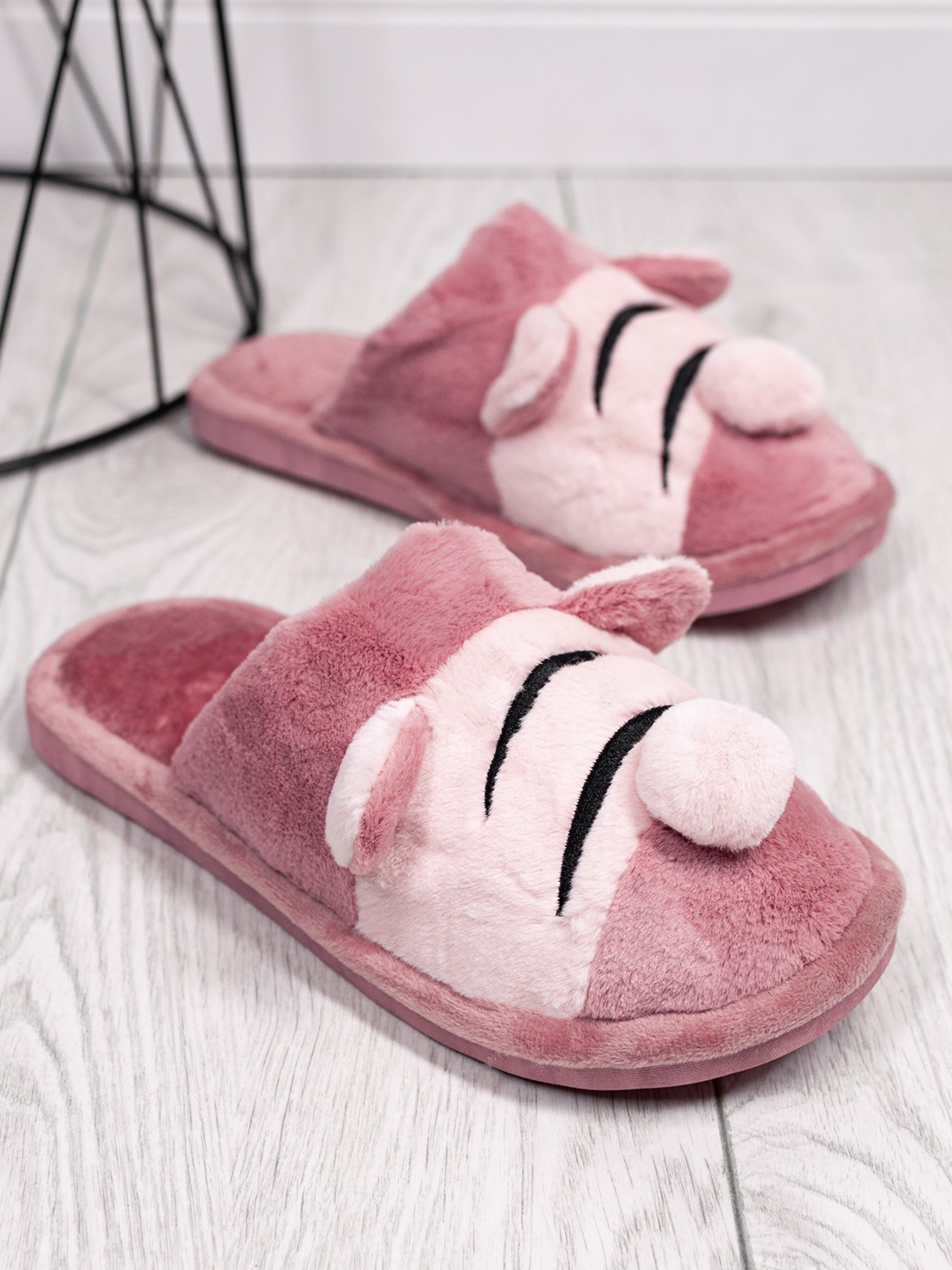 

ISSA Plus Тапки (OB3-12_pink) Женское, цвет - Розовый, материал - искусственный мех