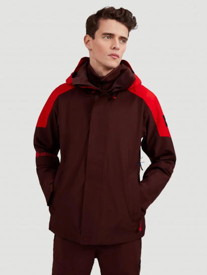 Горнолыжная куртка O'Neill модель 0P0002_бордовий з червоним — фото - INTERTOP
