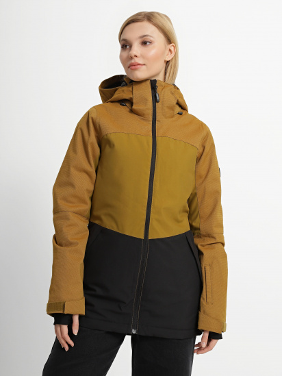 Гірськолижна куртка O'Neill модель 1500010_гірчичний з чорним — фото - INTERTOP
