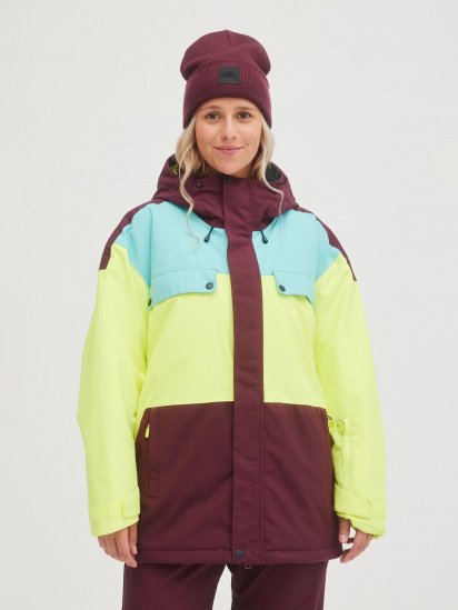 Гірськолижна куртка O'Neill модель 1500015_салатовий комб. — фото - INTERTOP