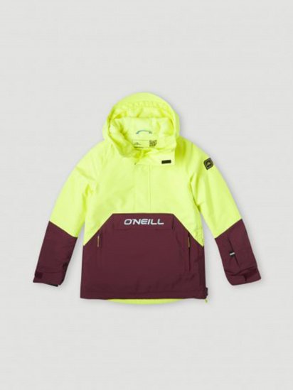 Гірськолижна куртка O'Neill модель 3500003_салатовий з бордовим — фото - INTERTOP