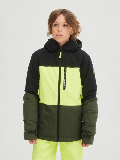 Гірськолижна куртка O'Neill модель 4500003_салатовий комб. — фото - INTERTOP