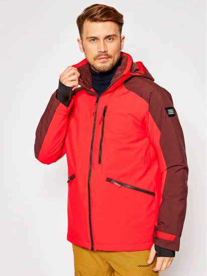 Горнолыжная куртка O'Neill модель 0P0034_червоний з бордовим — фото - INTERTOP