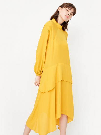 Сукня міді Only модель 117307534D09_жовтий — фото - INTERTOP