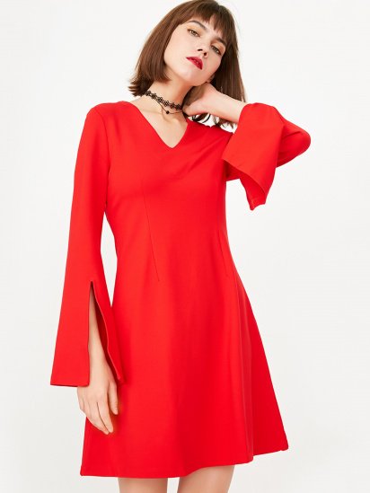 Платье мини Only модель 117361523F17_червоний — фото - INTERTOP