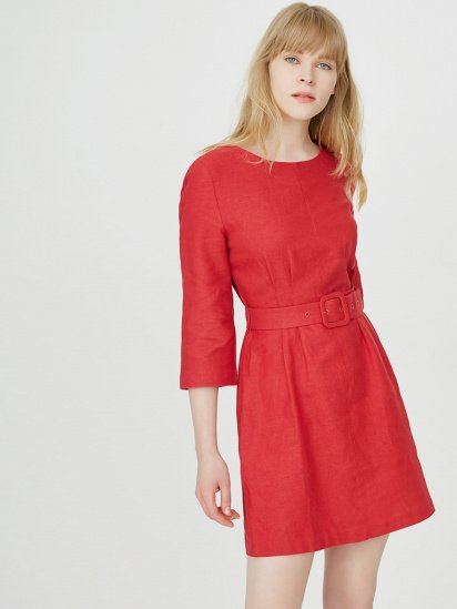 Платье миди Only модель 118207547F16_червоний — фото - INTERTOP