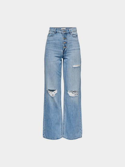 Широкі джинси Only модель 15249721_Light Blue Denim — фото 5 - INTERTOP