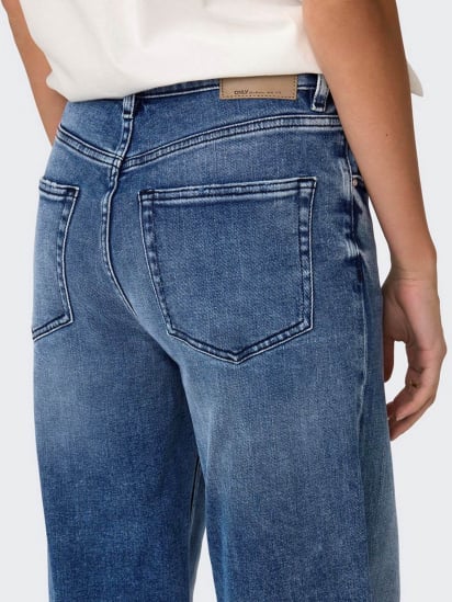 Широкие джинсы Only модель 15300111_Medium Blue Denim — фото 3 - INTERTOP