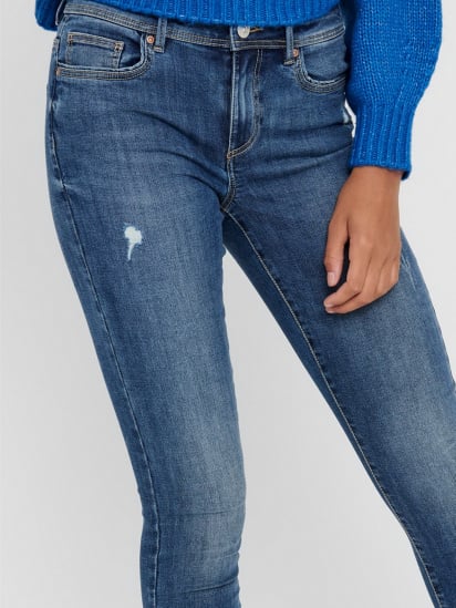 Скинни джинсы Only модель 15219241_Medium Blue Denim — фото 3 - INTERTOP