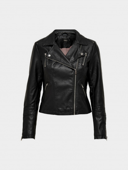 Куртка кожаная Only модель 15153079_Black — фото 5 - INTERTOP