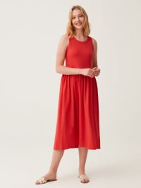 Красный - Платье миди OVS