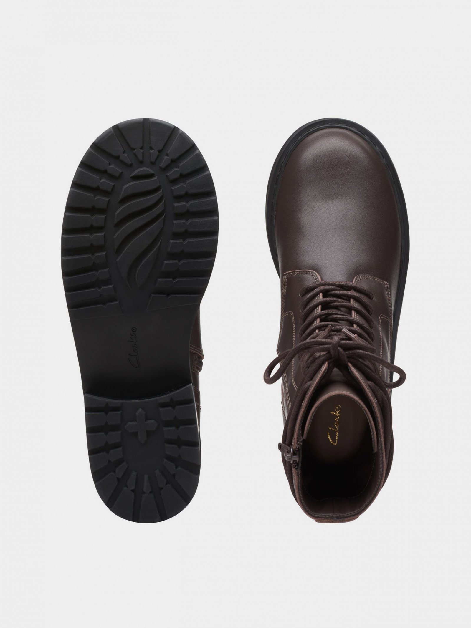 Clarks leather lace up on sale boots