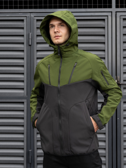 Демисезонная куртка Pobedov модель OWku1177grba — фото 4 - INTERTOP