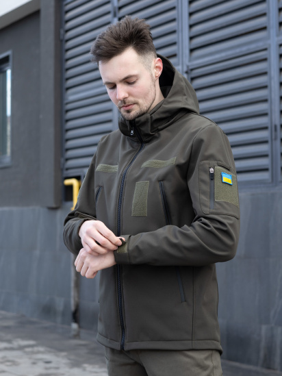 Демисезонная куртка Pobedov модель OWku1551kh — фото 4 - INTERTOP