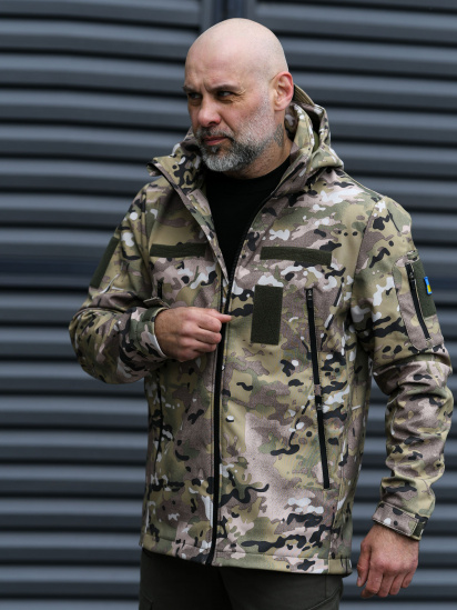Демисезонная куртка Pobedov модель OWku1551mk — фото 4 - INTERTOP
