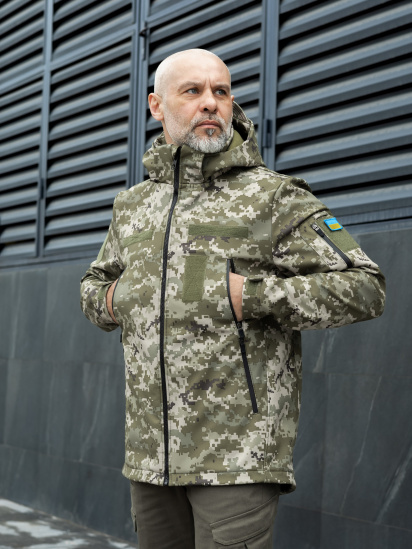 Демисезонная куртка Pobedov модель OWku1551px — фото 4 - INTERTOP